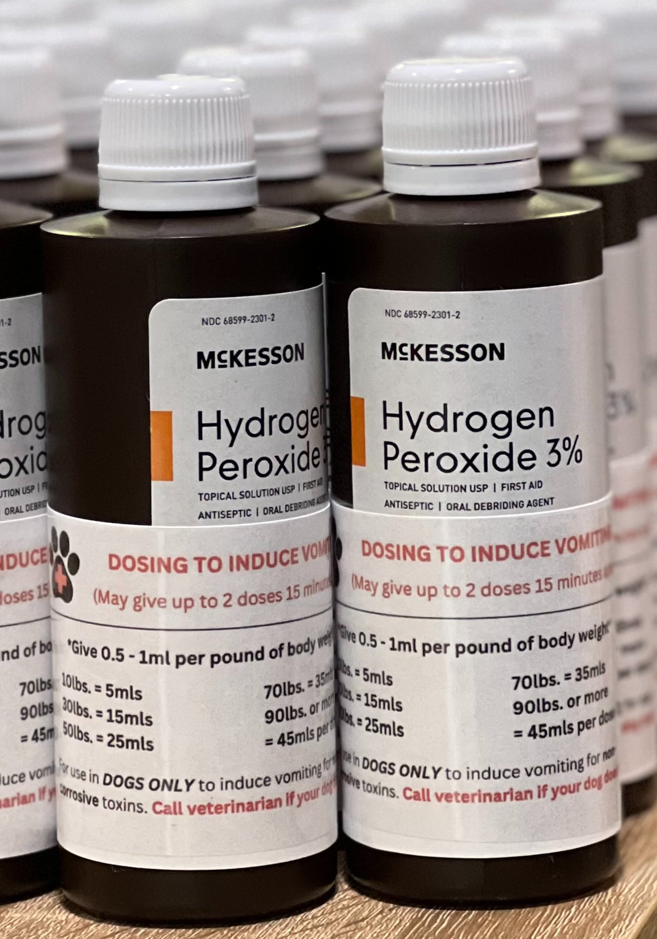 REFILL - Hydrogen Peroxide 3%  ONE 4oz bottle image 2