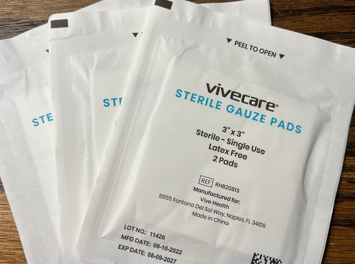 COMBO: 10/3x3 Gauze Sponges & 3/ 2" Rolled Gauze image 0