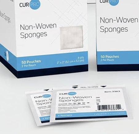 GAUZE COMBO REFILL PACK:  20/3x3 Gauze Sponges & 3/ 3" Rolled Gauze